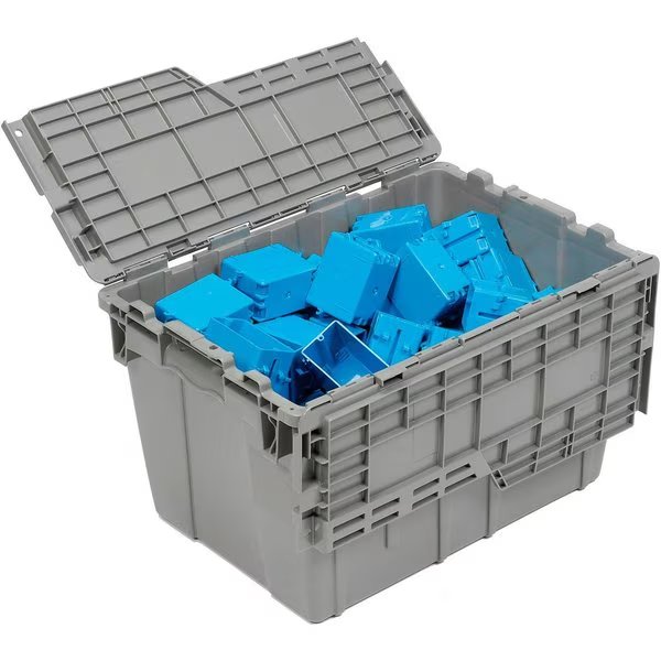 Flipak Distribution Container , 21-13/16 x 15-3/16 x 12-7/8, Gray, Orbis, Mfr#: FP182-GY